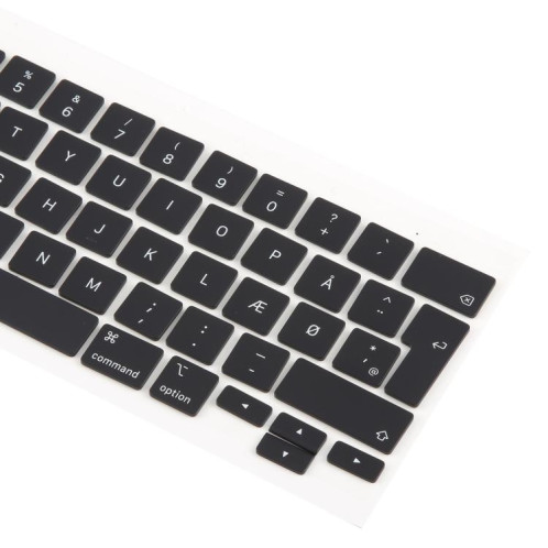 Lot de 10 touches de raccourci pour MacBook A2251, A2289, A2238, A2338, version UK, langue : Danemark SH40021911-03